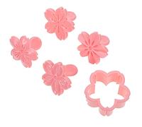 Warmhm Moule à Biscuits Diy En Abs, Emporte-pièce Fleur De Cerisier Petit Format, Outil De Cuisson Créatif Pour Pâte à Biscuits Et Sucre, Pour Pâtisserie Maison, Kit