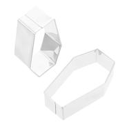 Warmhm Moule à Biscuits en Acier Inoxydable 5 Pièces Coffret Emporte-pièces Solide Résistant Chaleur pour Pâtisserie et Desserts Maison