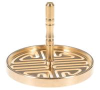 Warmhm Moule à Cendres de Parfum en Cuivre pour Cérémonie, Maison et Temple | Outil de Pressage des Cendres, Finition Dorée, Aspect Créatif, Accessoire de Rituel Traditionnel