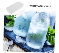 Warmhm Moule à Glaçons Silicone Cavités avec Couvercle Bac à Glace Souple Grand Volume et Facile à Nettoyer pour Utilisation Domestique et Congélateur