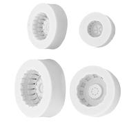 Warmhm Moules en Silicone pour Gâteaux de Pneus Lot de 4 Antiadhésifs Réutilisables pour Desserts Fondants pour Amateurs de Bricolage