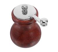 Warmhm Moulin à Poivre Manuel en Bois Petit Broyeur en Céramique Rechargeable Moulin à Épices pour Poivre Cumin et Gros Sel Naturel Outil de Broyage Pratique Cuisine