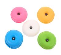Warmhm Organisateur de câble d'écouteurs Lot de 5 Enrouleur de câble en forme de tortue de mer TPR pour bureau et voyage