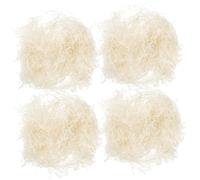 Warmhm Papier Déchiqueté Raffia Naturel Sachets Bourre de Papier Crinkle pour Corbeille Cadeau Coffret Offrir Noël Remplissage Paniers et Boîtes Festives