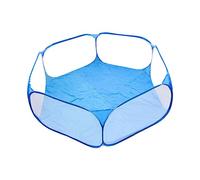 Warmhm Parc pour Chiots Pliable Tente Anti- Aire de Jeux Respirante pour Animaux Maison de Jeu Sécurisée en Tissu Utilisation Intérieure et Extérieure pour Chiens Chats et Bébés