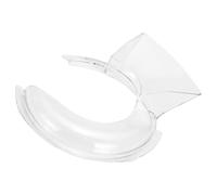 Warmhm Pare-éclaboussures pour Bol Mélangeur Incliné, Bouclier Anti-déversement en Acier Inoxydable Compatible Bol en Verre et Céramique, Accessoire la Cuisine Pratique et Léger