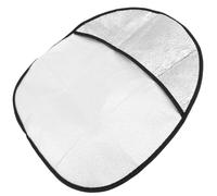 Warmhm Pare-Soleil pour Véhicule en Feuille D'aluminium Argentée, Protège Le Volant Chaleur Estivale et Bloque Les Rayons du Soleil Confort en Voiture