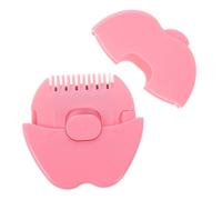 Warmhm Peigne Bébé Peigne De Coupe De Cheveux Brosse à Cheveux Pour Tout-petits Peigne Coupe-frange Manuel Peigne à Cheveux Tondeuse à Cheveux Pour Enfants Petit Peigne Rose Plastique