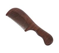 Warmhm Peigne Bois de Ergonomique à Double Courbe Peigne Antistatique à Dents Fines pour Femmes Massage Coiffage Naturel Chinois