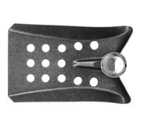 Warmhm Pelle à Tamis en Acier Manganèse Noir, Outil Multifonction Pratique et Curage de Boue pour Nettoyage des Canalisations Divers Environnements