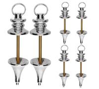 Warmhm Pendentif Pendule en 3 Pièces Collier Feng Shui Accessoire Spirituel Décoration Unique Fabrication de Bijoux Pratique de Divination Équilibrage Énergétique