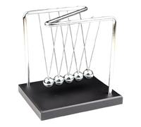 Warmhm Pendule De Newton à Boules Oscillantes Jouet Expérimentation Physique pour Bureau Et École Démonstrateur De Mouvement Cinétique Métal