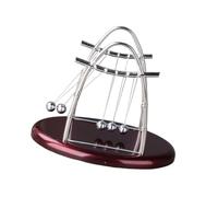 Warmhm Pendule De Newton pour Garçon Fille Jouet à Cinq Billes Outil Expérimentation De Dynamique pour Décoration Maison Et du Bureau