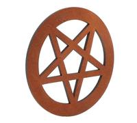 Warmhm Pentacle Décoratif Pratique pour Plateau Rituel et Portable pour Cérémonie Religieuse et Sacrifices Couleur Aléatoire