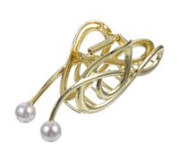 Warmhm Pinces à Griffes en Métal Perles et Design Note de Musique, Accessoires Coiffure pour Femmes, pour Cheveux Épais et Usage Fréquent