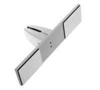 Warmhm Pinces De Séparation De Bureau Allongées Argentées, Clip Pour Vitre De Séparation Verticale, Support De Fixation Stable Pour Écrans, Accessoires De Cloisonnement, Bureau Et Salle De Réunion