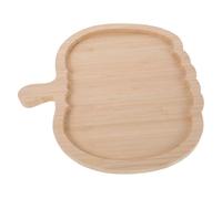 Warmhm Plateau Forme de Citrouille Robuste Plateau de Service Décoratif pour Snacks et Fruits de Rangement Alimentaire Sûr avec Finition Lisse pour Halloween et Thanksgiving