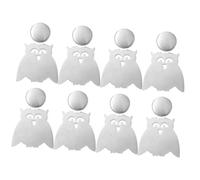 Warmhm Poids De Nappe en Acier Inoxydable, Pendentifs Antidérapants De Chouette, Lot De 8 Set De Pièces, Fixation Coupe-Vent pour Nappes, Décoration De Table pour Usage Intérieur Et Extérieur