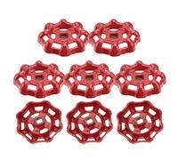 Warmhm Poignée de Vanne en Fonte 8 Pcs Trou Carré 7X7 MM Volant Métallique de Vanne à Guillotine Roue de Poignée de Robinet pour Remplacement Industriel et Robinetterie Salle de Bain