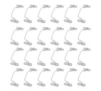 Warmhm Poignée Pliante en Acier Inoxydable Robuste, 40 Pcs, Poignée de Charge Lourde pour Boîtes à Outils, Valises Industrielles et Caisses de Transport, Accessoires de Fixation