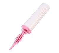Warmhm Pompe Manuelle pour Ballons de Fête, Gonfleur Portable à Double Action, Plastique Léger, Couleur Rose, 1 Pièce, pour Gonflage Rapide de Ballons et Décorations Festives
