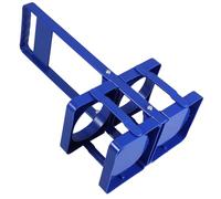 Warmhm Porte-Bouteilles De Vin Portable Poignée Pliable Pliable Sport Noir Porte-Conteneurs De Boissons Portables Porte-Boissons Gazeuses Plastique Bleu