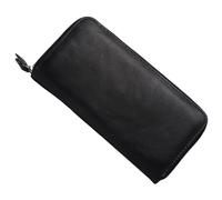 Warmhm Portefeuille Zippé pour Voyages Affaires Et Quotidien Pochette Téléphone Portefeuille Pratique avec Cartes De Crédit Carte Identité Et Espèces