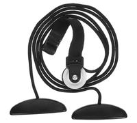 Warmhm Poulie D’épaule Noire 1 Pièce Bandes Élastiques D’entraînement pour Renforcement du Cou Bras Équipement D’exercice pour Physiothérapie à Domicile Système D’entraînement Adapté