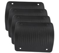 Warmhm Protections d'angle en Plastique pour Bagages 4 Pièces Résistant à l'usure Protection des Bords pour Valises Accessoires De Voyage Renforcés pour Valise roulettes