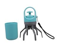 Warmhm Ramasse Crottes pour Chien Portable avec Distributeur de Sacs à Déjections Outil à Six pour Petits Moyens et Grands Chiens Lors des Promenades Extérieur