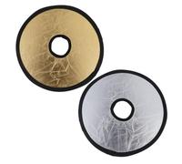 Warmhm Réflecteur Pliable pour Appareil Photo Diffuseur de Lumière pour Flash Double Face Léger et Compact Photographie Portrait et Macrophotographie Atténue Ombres et Éclaire