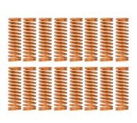 Warmhm Ressort de Compression Nivellement du Plateau pour Imprimante 3d, 16 Pièces, Die Spring, Acier à Ressort, Section Rectangulaire, Jaune pour Lit Chauffant, et Machine à Mouler