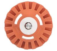 Warmhm Roue Gomme Caoutchouc Pneumatique pour Décalcomanies Outil de Retrait Vinyle Adhésif et Sûr pour Polissage Rapide Pneus Voiture avec Tige