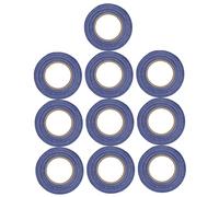 Warmhm Ruban Adhésif en PVC pour Plantes Et Jardinage, Usage Extérieur, Rouleau 30m Bleu, Lot de 10 Pièces, Ruban Réglable Solide pour Fixation De Plantes