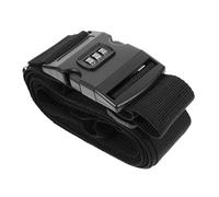 Warmhm Sangle Valise Renforcée à Code Ceinture de Bagage Sécurisée Ajustable Sangle de Fixation Croisée Noire pour Voyage Protection Ouverture et Maintien des Effets Personnels