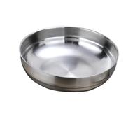 Warmhm Saucière Acier Inoxydable pour Sauce Soja et Assiette Ronde Résistante Aux Acides pour Apéritifs et Restauration Réutilisable