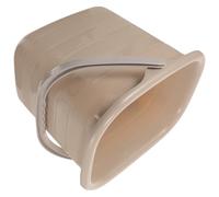 Warmhm Seau en Plastique Rectangulaire 11L avec Poignée Couleur Kaki Seau Multifonction pour Nettoyage Bassine de Trempage et Usage Domestique Portable et Résistant