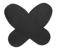 Warmhm Semelle de Rechange Caoutchouc Antidérapante et Silencieuse pour Coussinets de Semelle Ajustables et Résistants à Usure Kit Réparation pour Chaussures Noir