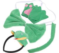 Warmhm Serrage-tête Serpent 3 Pièces Garçon Et Filles Bandeau Oreilles Et Queue Serpent Taille Unique Costume Déguisement Fête Carnaval Halloween