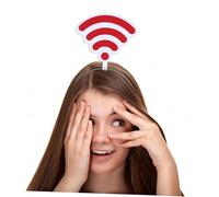 Warmhm Serre-tête Forme De Wi-fi Pour Femmes Bandeau Amusant Accessoire De Cheveux Pour Filles Et Femmes