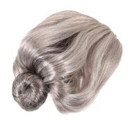 Warmhm Set De Déguisement Vieille Dame Avec Perruque Châtain Gris Lunettes Et Collier Perles Cosplay Pour Soirées Carnaval Halloween Et Théâtre