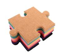 Warmhm Set Panneaux Décoratifs Feutre Autocollants Puzzle Mural Jigsaw Bruit Tableau Mémo Polyvalent pour Salle de Classe et Décoration Murale
