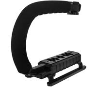 Warmhm Stabilisateur de Caméra Portable U de U Poignée Multifonction et Support Flash Compatible Reflex Numérique Léger et Solide pour Tournage en Extérieur et Voyage