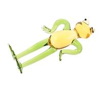 Warmhm Statue De Grenouille Cristal Décorative Figurine Réaliste pour Bureau Ornement Original pour Salon Et Décoration Intérieure