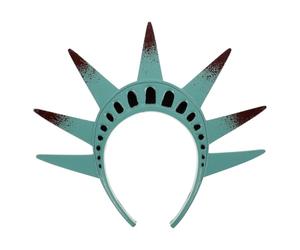 Warmhm Statue de la Liberté Bandeau du Monument National, Costume Patriotique Américain, PU, Ajustement Sécurisé, Carnaval, Cosplay