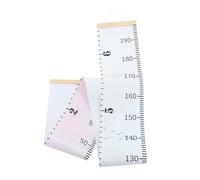 Warmhm Tableau de Croissance Mural pour Garçon et Filles Garçon Fille, Toise Murale en Tissu et Bois, 20x200 Cm, Décoration Chambre Bébé, Règle Hauteur Suspendue Cartoon, Mesure Facile