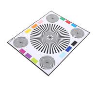 Warmhm Tableau de Test d'Objectifs pour Caméra de Surveillance 40X30 CM Mire de Test de Couleurs et Mise Point Outil d'Étalonnage Compatible Multi-Appareils Accessoire de