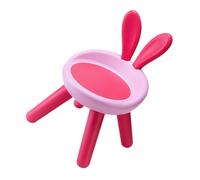 Warmhm Tabouret Garçon Fille avec Dossier Anti-Chute Chaise Maternelle Rose pour Garçon Fille Siège Stable et Confortable Support Angle Renforcé Facile à Monter pour Maison et École