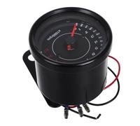 Warmhm Tachymètre avec Rétroéclairage LED Rouge et Bleu Compteur de Vitesse et Durable pour Monocylindre Accessoires Compte Tour Robuste et Facile à Installer