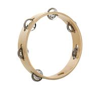 Warmhm Tambourin Bois et Métal pour Garçon Fille Instrument de Percussion Ergonomique Musical pour Développement du Rythme et Confiance Soi